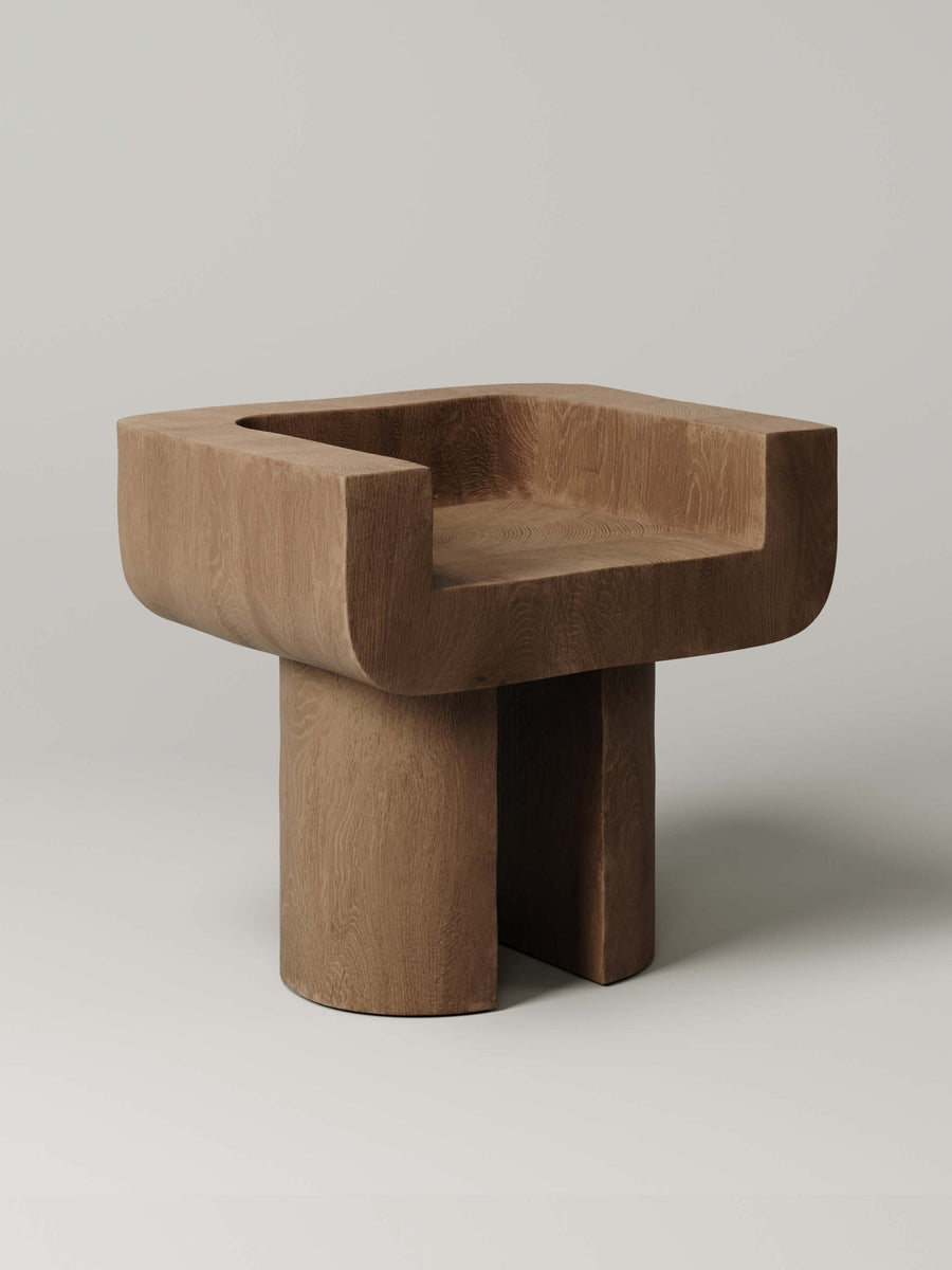 Chair M001 Travertine by Monolith Studio